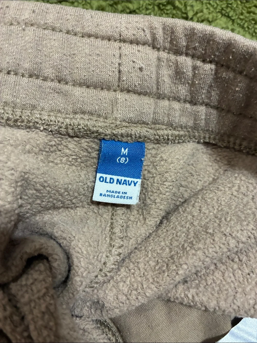 3/$10 Old Navy Tan Kids Sweatpants with White Logo